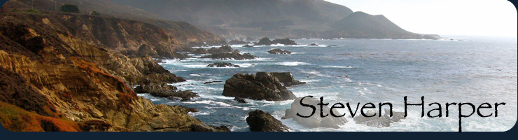 Steven Harper, image of Big Sur ocean shoreline