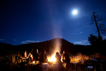 Vallecitos campfire fullmoon