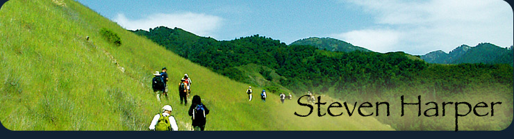 Image of hikers on a Big Sur trail